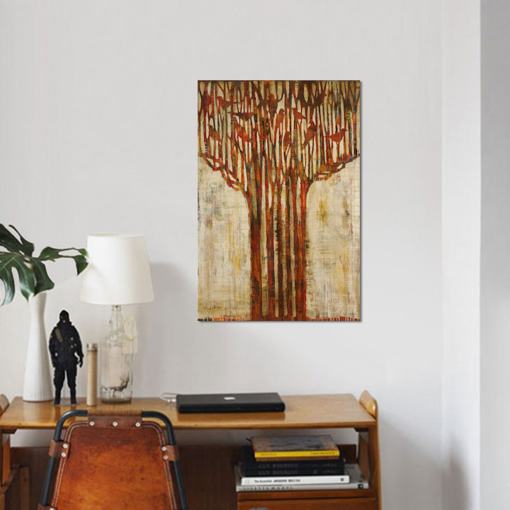 « branching out », impression sur toile, H 60 po x l 40po x P 1,5 po, Toile tendue