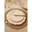 Jaswely Collection Porcelain Dinner Plates, Set Of 6 - White