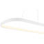 Luminaire suspendu DEL à double tension 48 po Ashleyne - blanc mat-70358363