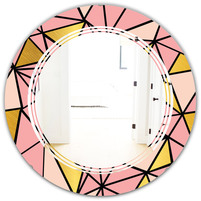 Miroir mural Triamular Design II, H 31,5 po x l po