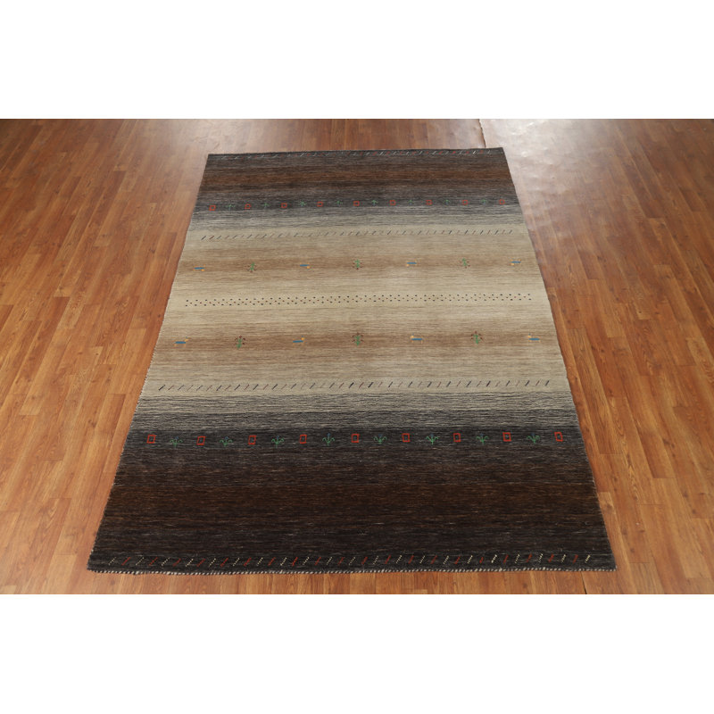 Tapis oriental fait à la main Gabbeh 6 x 8