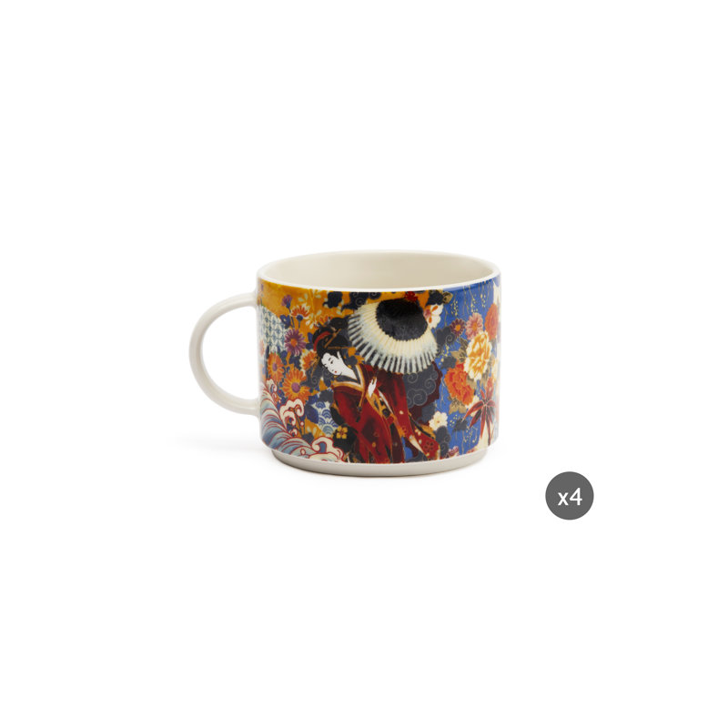 Kimono Porcelain Coffee Mug