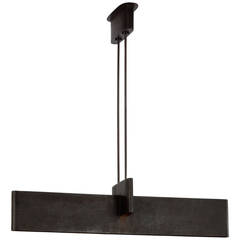Lotura 7 - Light LED Pendant, Museum Black, 11" H x 48" W x 12" D