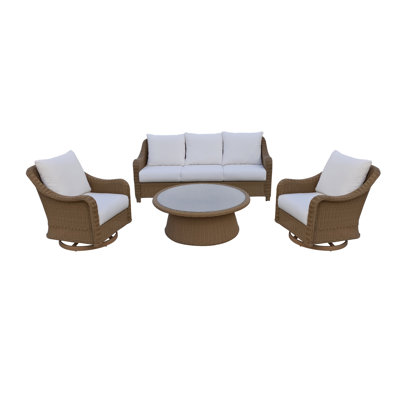 Hudson Outdoor Conversation Set by Birch Lane