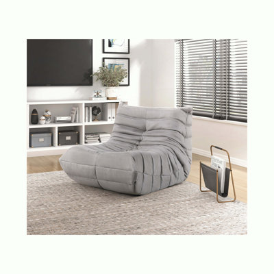 Chaise sans accoudoirs en microfibre