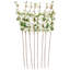 Ensemble de tiges artificielles blanches fausses feuillages