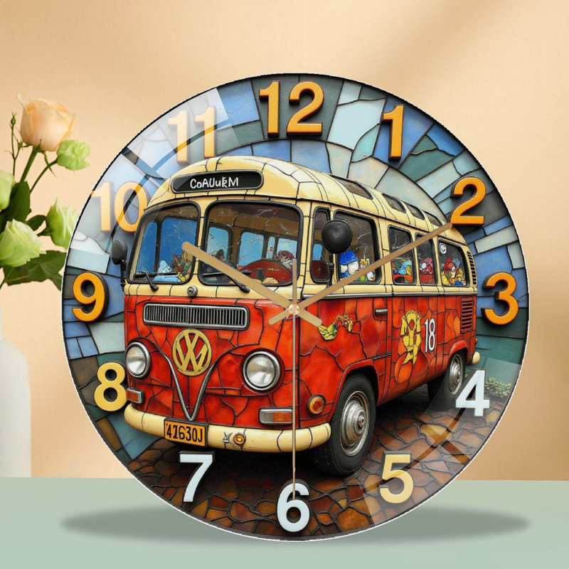 Horloge murale rétro Vintage