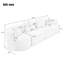 Canapé modulaire compressé 137,8 po Ophelia-129155640