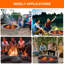 Anneau de foyer avec grille-gril-105893241