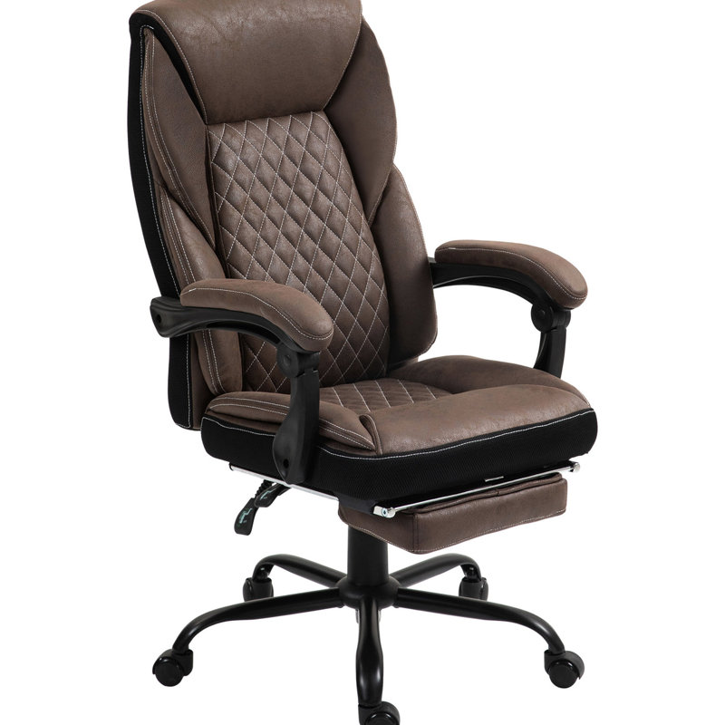 Fauteuil Big and Tall en brun foncé