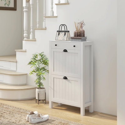 10 Pair Flip Down Shoe Storage