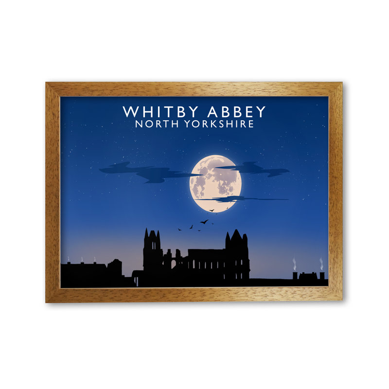 Whitby Abbey by Richard O'Neill - Single Picture Frame Print, Brown, 297 cm H x 42 cm W