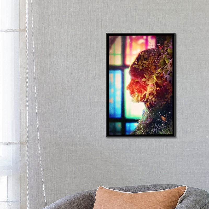 «Amnistie», reproduction sur toile, H 26 po x l 18 po x P 1,5 po, Toile avec cadre noir, Pas de tapis