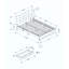 Lit, lit plateforme, tiroirs de rangement, rembourré, structure seule, chambre, aspect lin, style transitionnel-1657712478