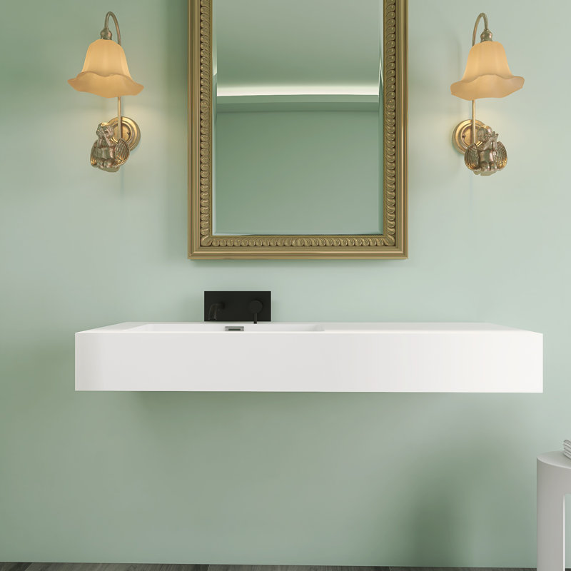 47'' Solid Surface Bathroom Vessel Sink