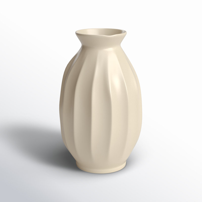 Ackerman Handmade Ceramic Table Vase, 14.25" H x 9" W x 9" D