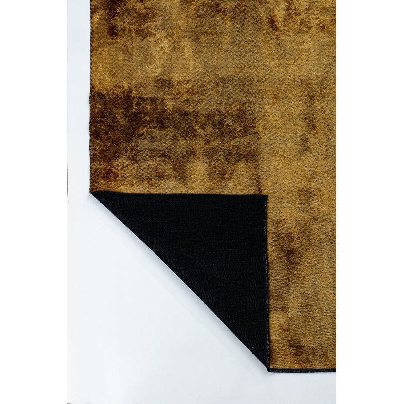 Tapis jaune Rapture, Rectangle 7 pi 10 po x 11 pi 2 po
