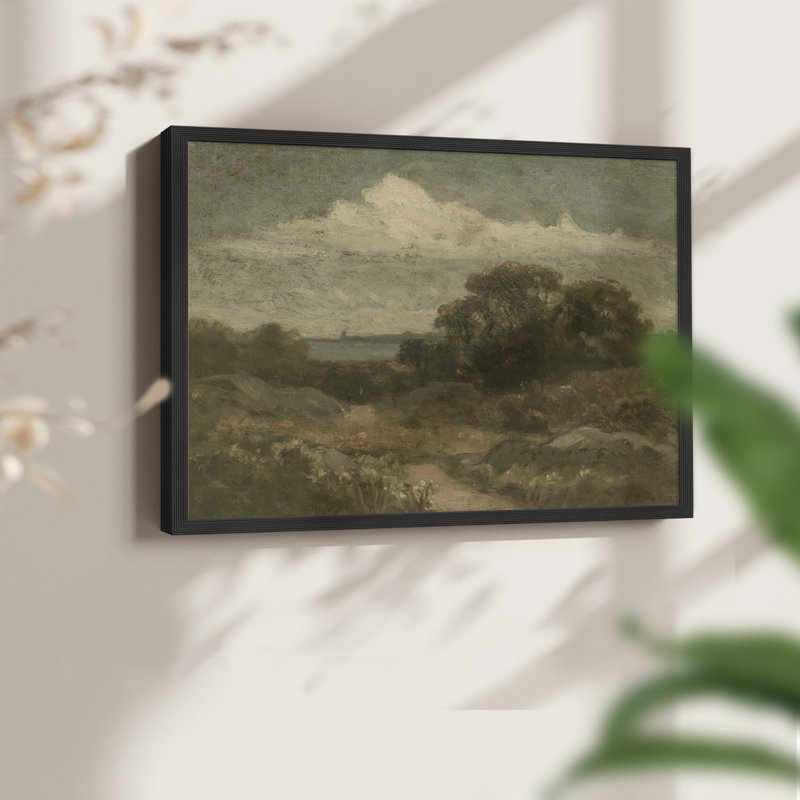 Paysages rétro-DCL XXXV-impression encadrée - réaménageable, H 11 po x l 14 po, Noir