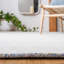 Tapis bleu en laine touffeté à la main Bouldin-303696794