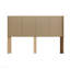 Tête de lit en bois pour grand lit, large tête de lit en bois de 64,4 po de largeur seulement, têtes de lit de style campagne moderne, panneau cannelé mural, têtes de lit à oreilles Boho-1791485635