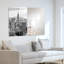 Miroir mural moderne et contemporain biseauté
