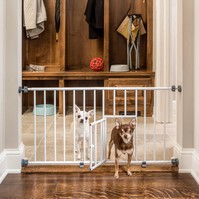 Mini barrière avec porte pour animaux
