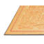 Tapis oriental oriental rectangulaire fabriqué à la machine 3 pi x 5 pi en orange