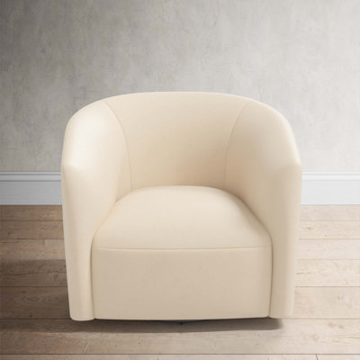 Marita Upholstered Swivel Barrel Chair