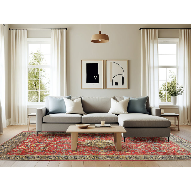 Karolina Oriental Indoor Rug, Rectangle 6' x 9'