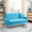 Upholstered 24.88 " Linen Blend Sofa