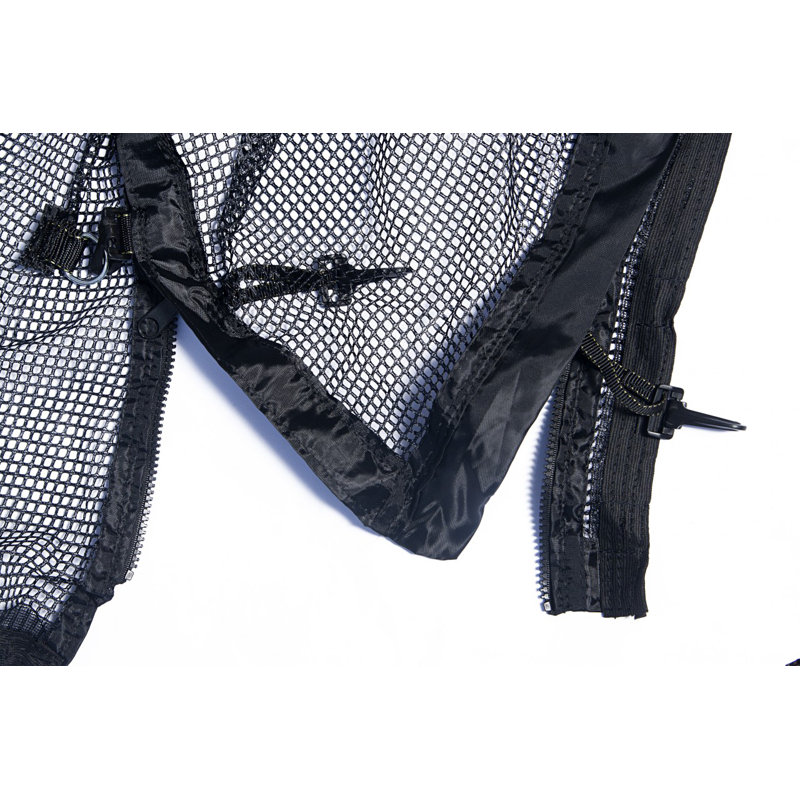 Filet de sécurité SkyBound pour trampoline, pour cadre rond de 15 pi, utilisant 8 poteaux courbés droits