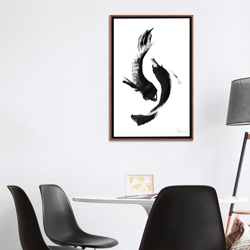 « Koi » par Dan Hobday-impression, H 40 po x l 26 po x P 1,5 po, Toile tendue