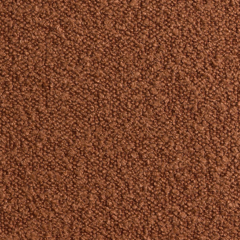Chaise Palos Ebern Designs en 8077 et espresso, Polyester orange