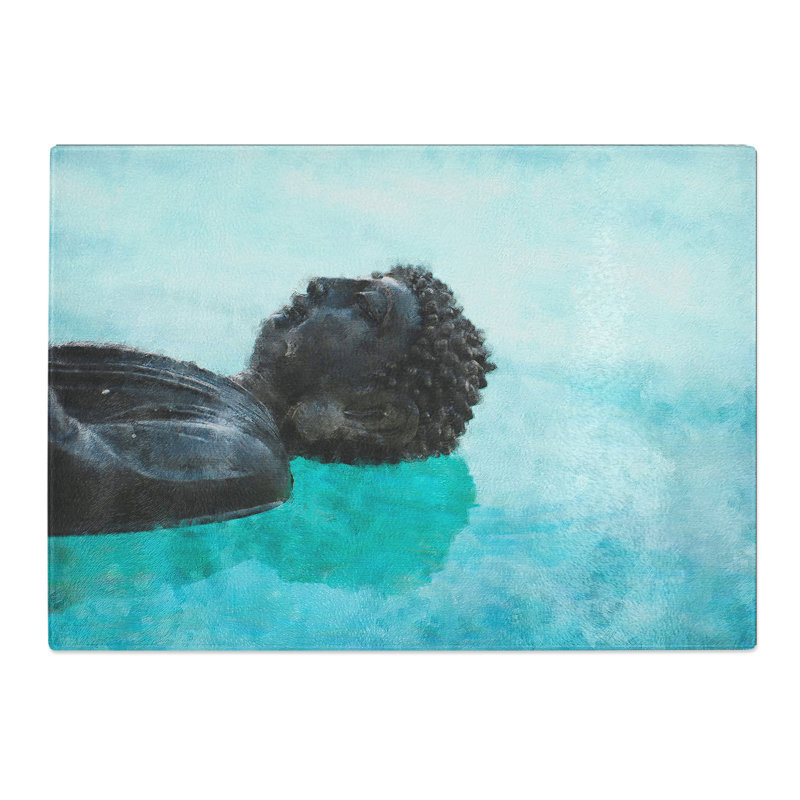 Buddha Statue Vol.9 Painting Chopping Board, 0.4cm H x 28.5cm W x 39cm L