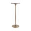 Table de bout en marbre de luxe Jackins, table d'appoint ou table d'appoint moderne en marbre et en métal pour le salon, la chambre à coucher, 27 po-423319128-423319125