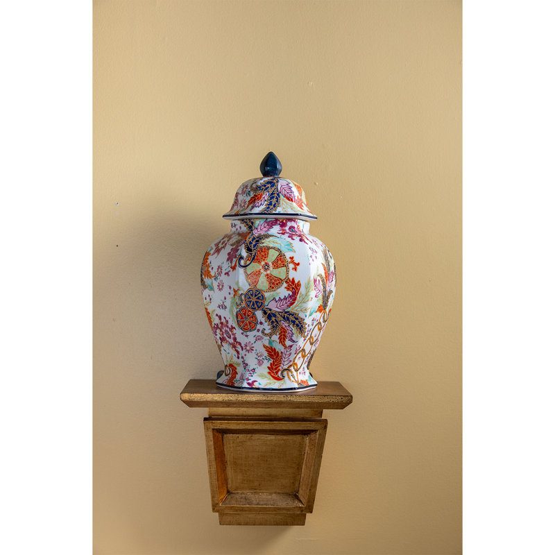 Williamsburg Leaf Hex Jar