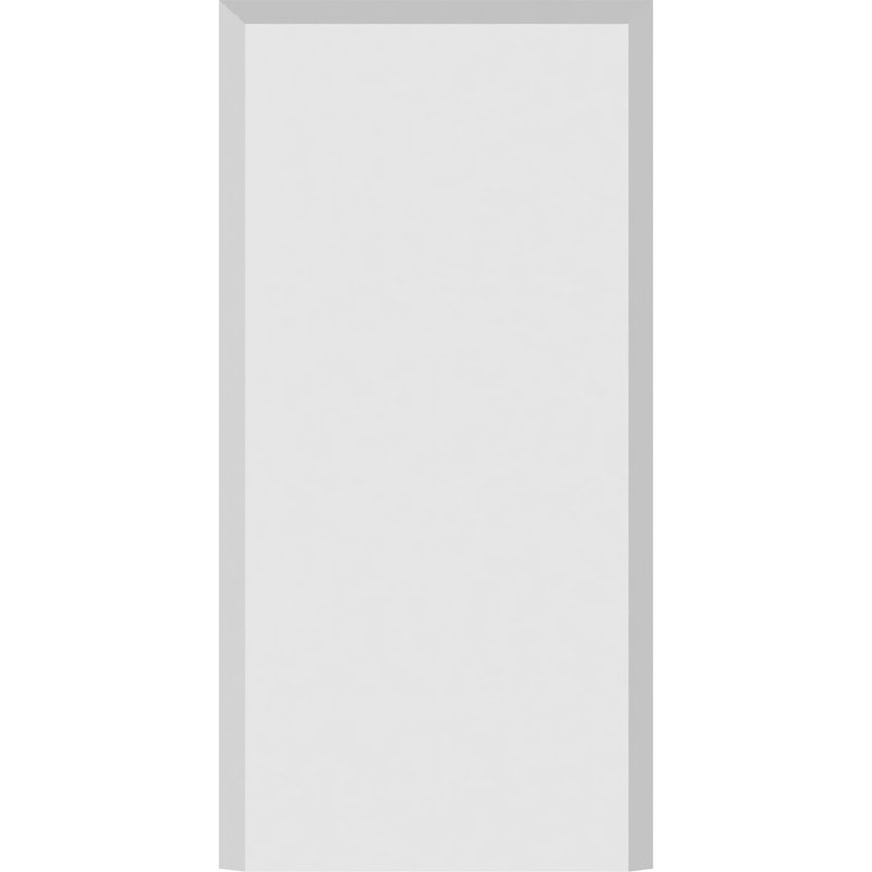Socle standard avec bord biseauté, H 8 po x l 4 po x p 1 po