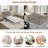 Convertible Ottoman With A Folding Sofa Bed, Metal Frame, Memory Mattress And Tufted Design-2037392879