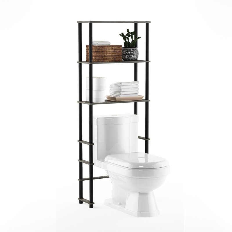 Anoka Over The Toilet Storage, French Oak Gray/Black