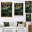 Décoration de Noël verte, pin, arbre III - Art mural pin-730847920-730847921