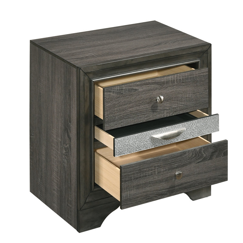 Table de bout Table de chevet moderne, Gris