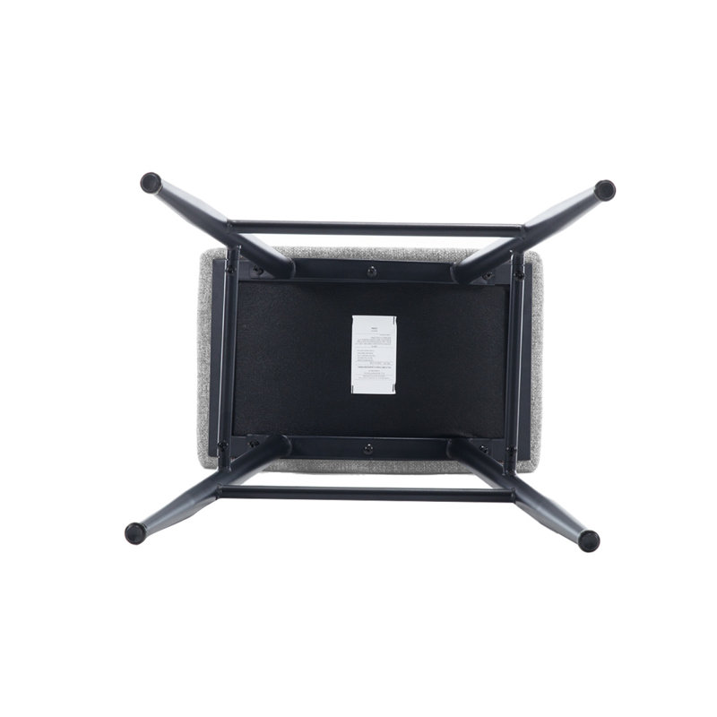 Tabouret de bar à hauteur de comptoir, ensemble de tabourets de bar avec repose-pieds, Off White