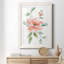 Peony Contour - Peinture encadrée-85661781-85661787
