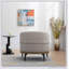 Fauteuil demi-tonneau moderne avec accoudoirs rembourrés-1237164116