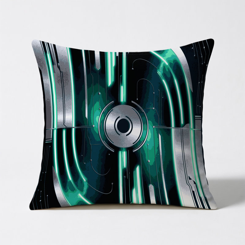 Galaxy Helix Indoor And Outdoor Throw Pillow, Square 18"