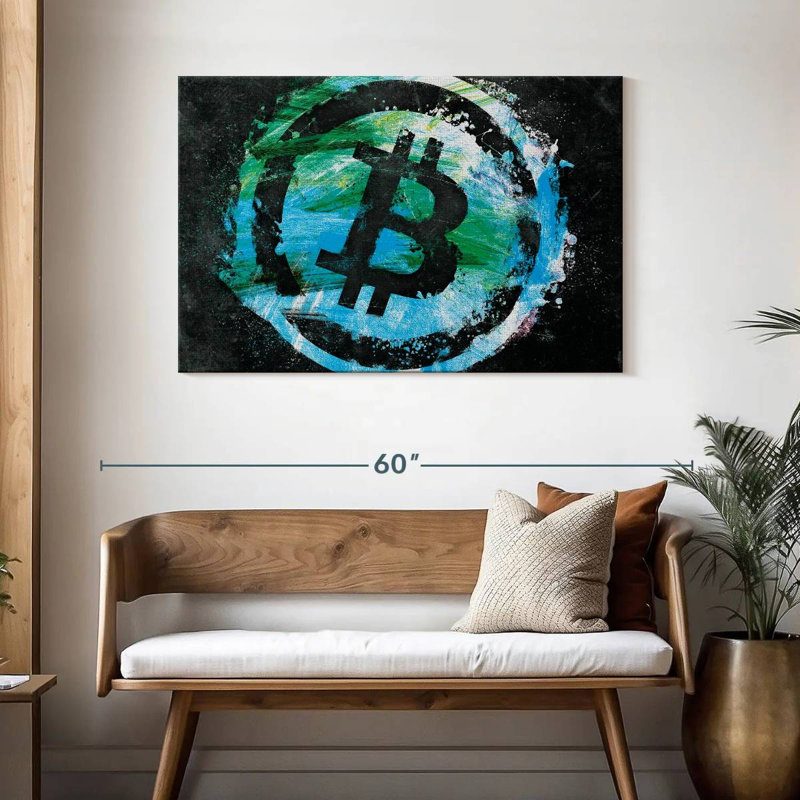 Logo Kerner Bitcoin X, H 30 po x l 45 po