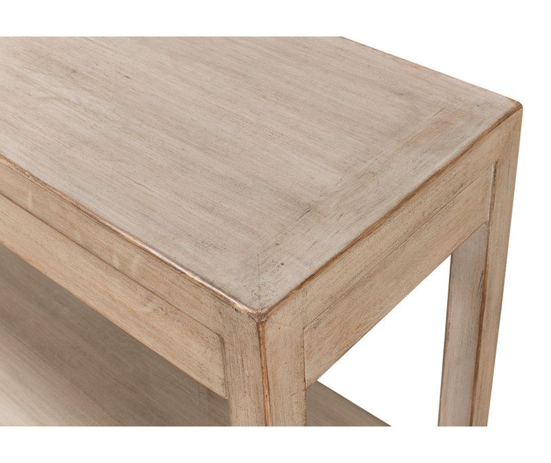 Anton 72'' W Solid Wood Console Table, Tan