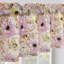 Cantonnière Greenland Home Fashions Misty Bloom, impression florale 84 x 18 pouces avec doublure