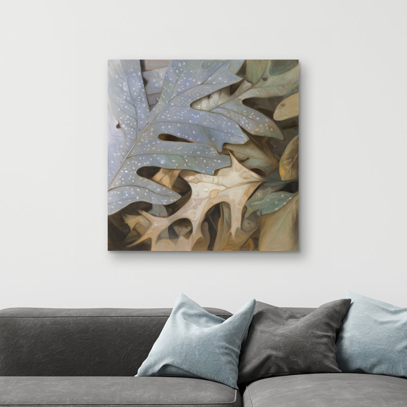 Autumn leaves - 32"x32" art on canvas