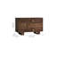 Commode d'appoint simple en noyer noir